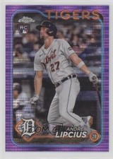 2024 Topps Chrome Purple Sonar Refractor /275 Andre Lipcius #227 0o84