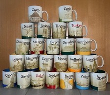 Starbucks Mugs/Tassen Collector 02, verschiedene St&auml;dte & L&auml;nder.