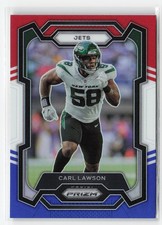 2023 PANINI PRIZM CARL LAWSON #231 RED WHITE BLUE JETS