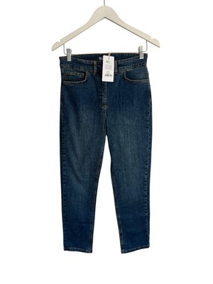 Bella Di Notte Blue Jeans Neu Sophia Slim Leg Mittelblau Größe UK 10 UVP 89£