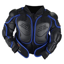 Kids Chest Protector Motocross Dirt Bike Gear Motorcycle Full Body X-Small Blue