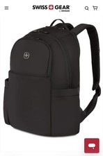 SwissGear 5719 Black Padded Polyester Laptop Backpack 15in w/ NEW with tags