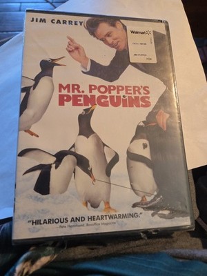 Mr. Popper's Penguins DVD Starring Jim Carrey Carla Gugino- Brand New Sealed