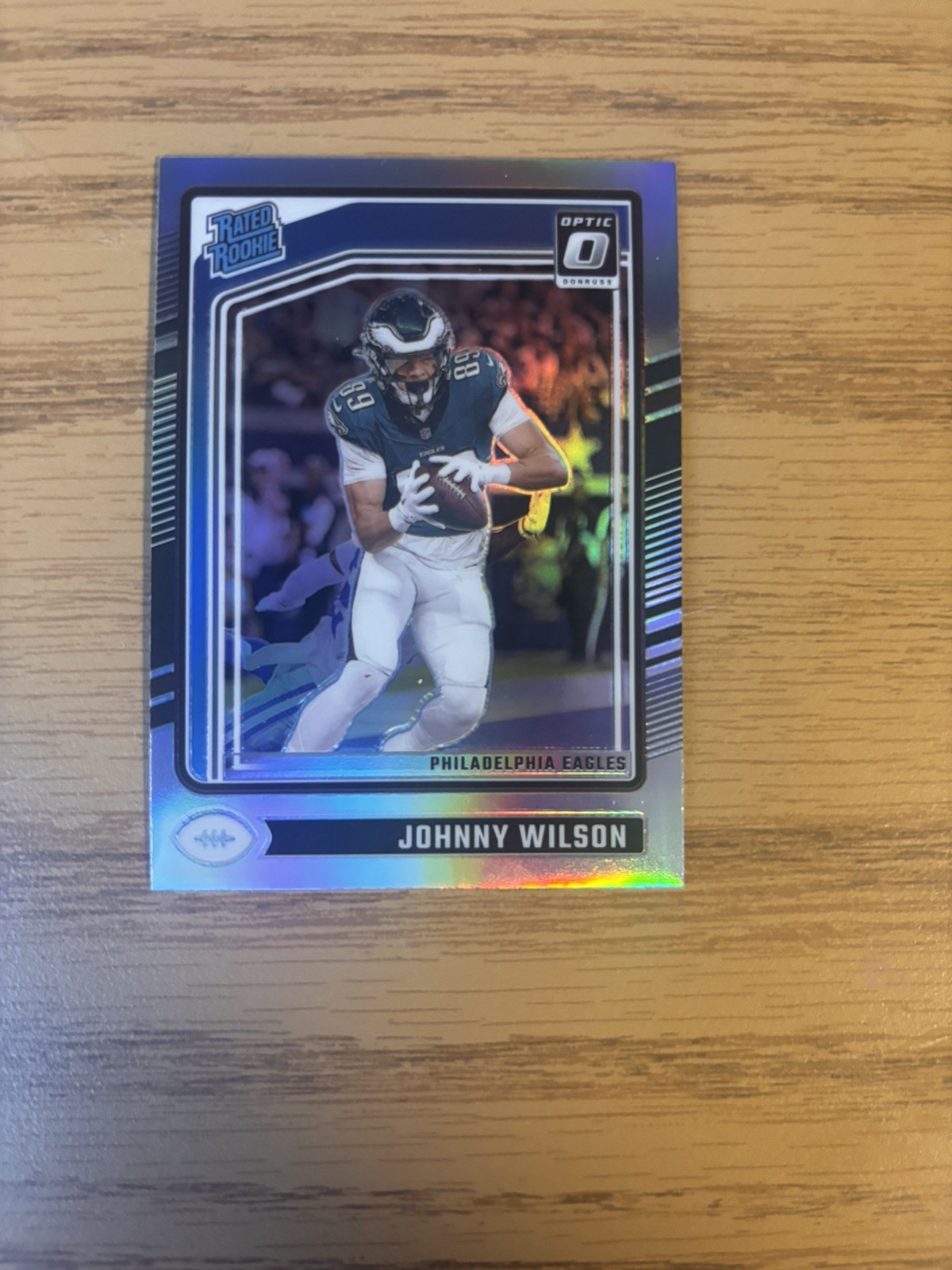 2024 Donruss Optic Johnny Wilson #256 Rated Rookie Card Silver Holo Prizm (RC)