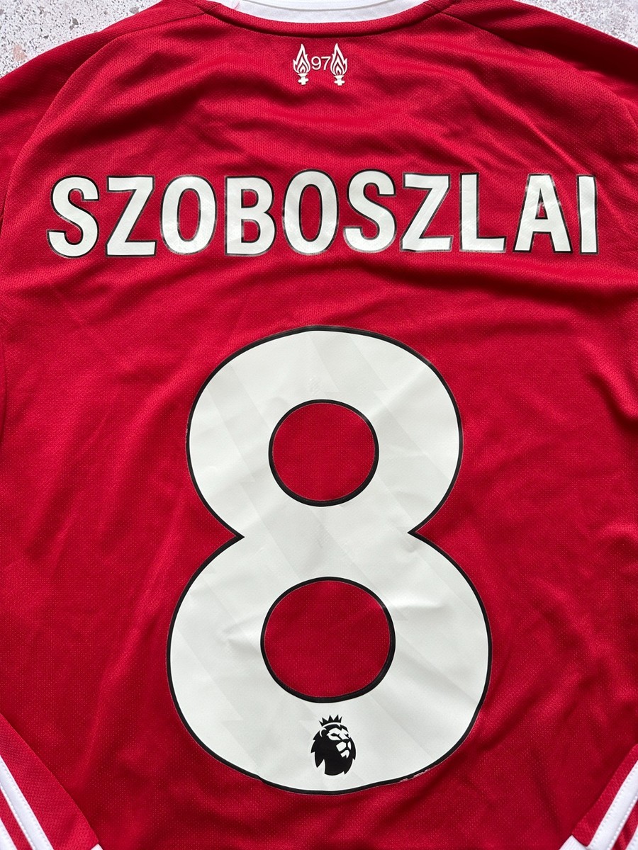 Liverpool 2025/2026 Home Long Sleeve Shirt Szoboszlai #8 Adidas