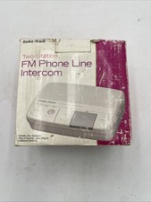 NEW RADIO SHACK TWO STATION FM PHONE LINE INTERCOM 43-483 NOS