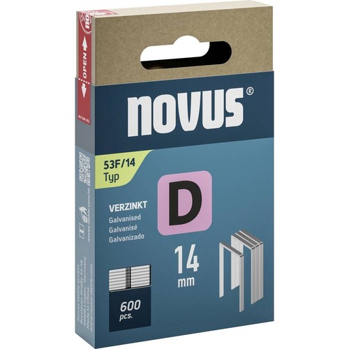 NOVUS TOOLS Agrafes En Fil Plat 6 Mm De Type 11, 1200 Pièces