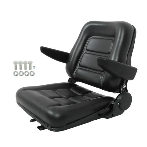 Universal Forklift Seat, Tractor Seat with Switch,Armrest for Tractor