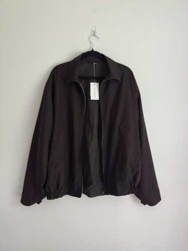 Brand New Kaptain Sunshine Wool Poplin Zip Blouson Espresso 5 (Extra Large) XL