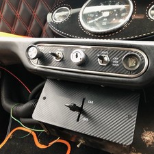 MK2 Switch Panel Facia Panel - Carbon Effect - Classic Mini