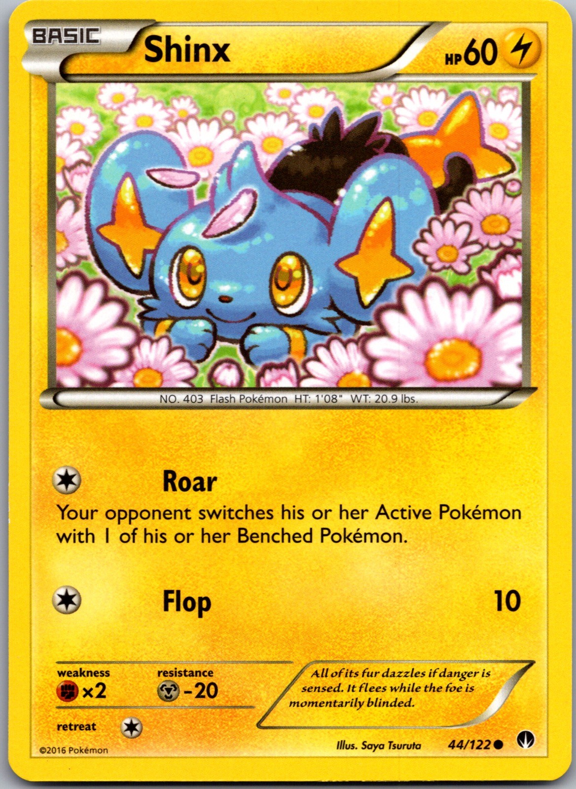 Shinx 44/122 Common BREAKpoint Pokemon Near Mint