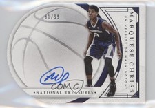 2016 National Treasures Collegiate Basketball 81/99 Marquese Chriss #7 Auto w5c