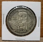 1958 Canadian Dollar British Columbia Totem Coin Circulated Ungraded #17