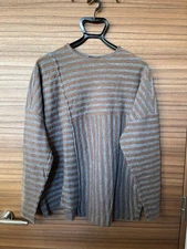 Pas de calais Border Knit Sweater M Size New with Tags