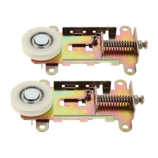  2 Pcs Mirror Wall Kitchen Door Rollers Closet Wheels Replacement Doors Hardware