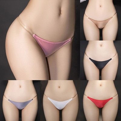 Weiblich T-Back Strings G-String Low Rise Ultra Dünn Unterwäsche Weiblich