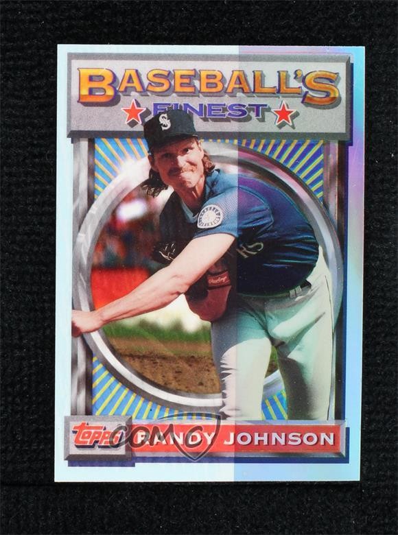 1993 Topps Finest Baseball's Finest Refractor Randy Johnson #154 HOF