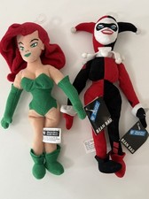 Warner Bros. Studio Store Poison Ivy  Harely Quinn Bean Bag Plush Villains NOS