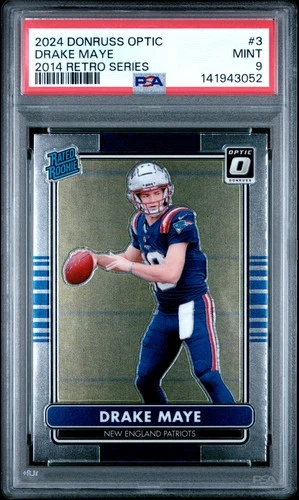 2024 PANINI DONRUSS OPTIC 2014 RETRO SERIES #3 DRAKE MAYE ROOKIE RC PSA 9