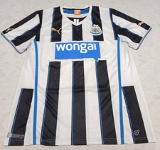 Newcastle United 2013/14 Puma Men's Size L Home Original Football Shirt