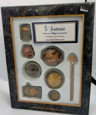 Fontanini BAKING ACCESSORIES complete w/box 2000 NATIVITY COLLECTION 51187