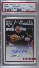2018 Topps On Demand Rookie Year in Review Garrett Cooper PSA 9 MINT Auto 1c7