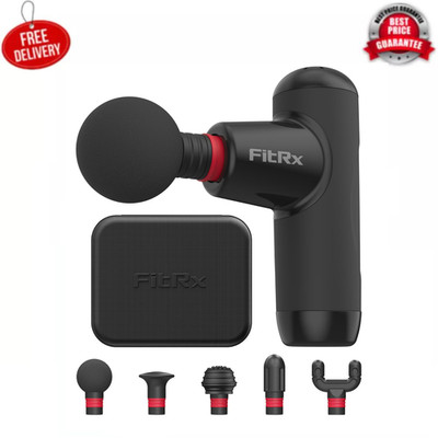 FitRx Mini Pro Neck and Back Massager, Handheld Deep Tissue Muscle Massage Gun