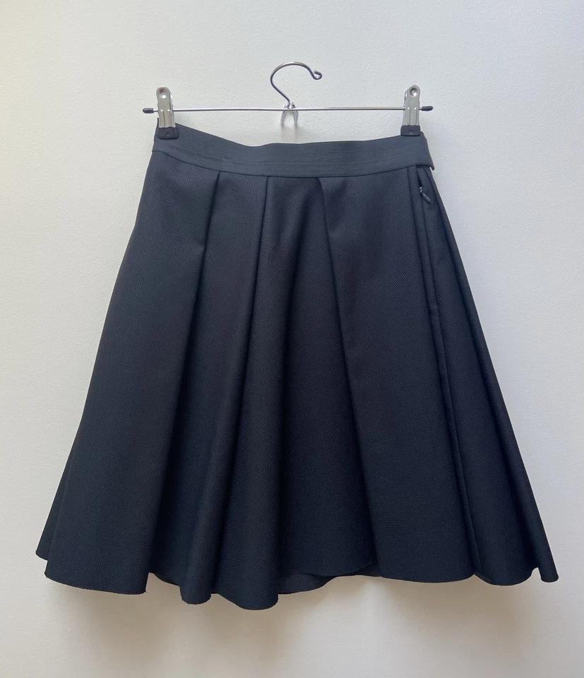 COS Black Structured Short Skirt Uk 8 Euro 36 - Image 2 of 4
