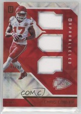 2016 Panini Unparalleled Triple Memorabilia 46/49 Chris Conley #26 k6v