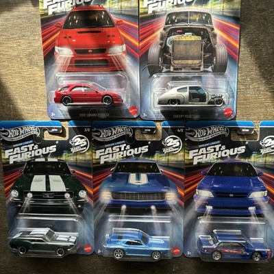 2026 Hot Wheels Dream Lineup Fast & Furious Set of 5 Cars