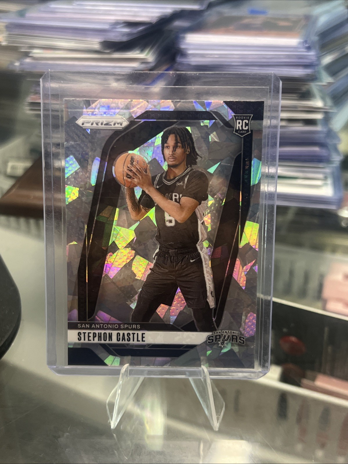 2024-25 Panini Prizm - Stephon Castle #234 Ice Prizm (RC)