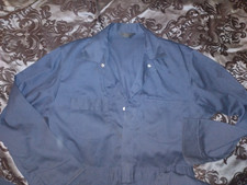 Vintage Sears Tradewear Black Label Dark Navy Mechanic Coveralls Size 42R