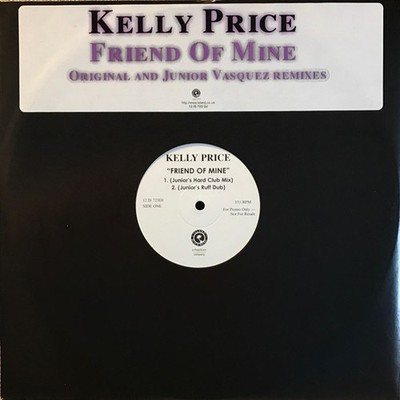 Kelly Price - Friend Of Mine - UK Promo 12'' Vinyl - 1998 - Island