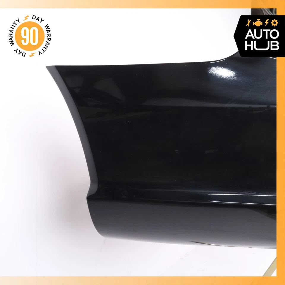 Conjunto de tampa de para-choque traseiro Mercedes R230 SL550 SL600 AMG Sport preto fabricante de equipamento original - Imagem 2 de 4