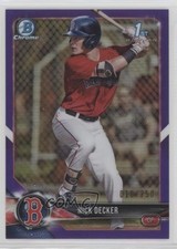 2018 Bowman Draft Chrome Purple Refractor 18/250 Nick Decker #BDC-124 0q21