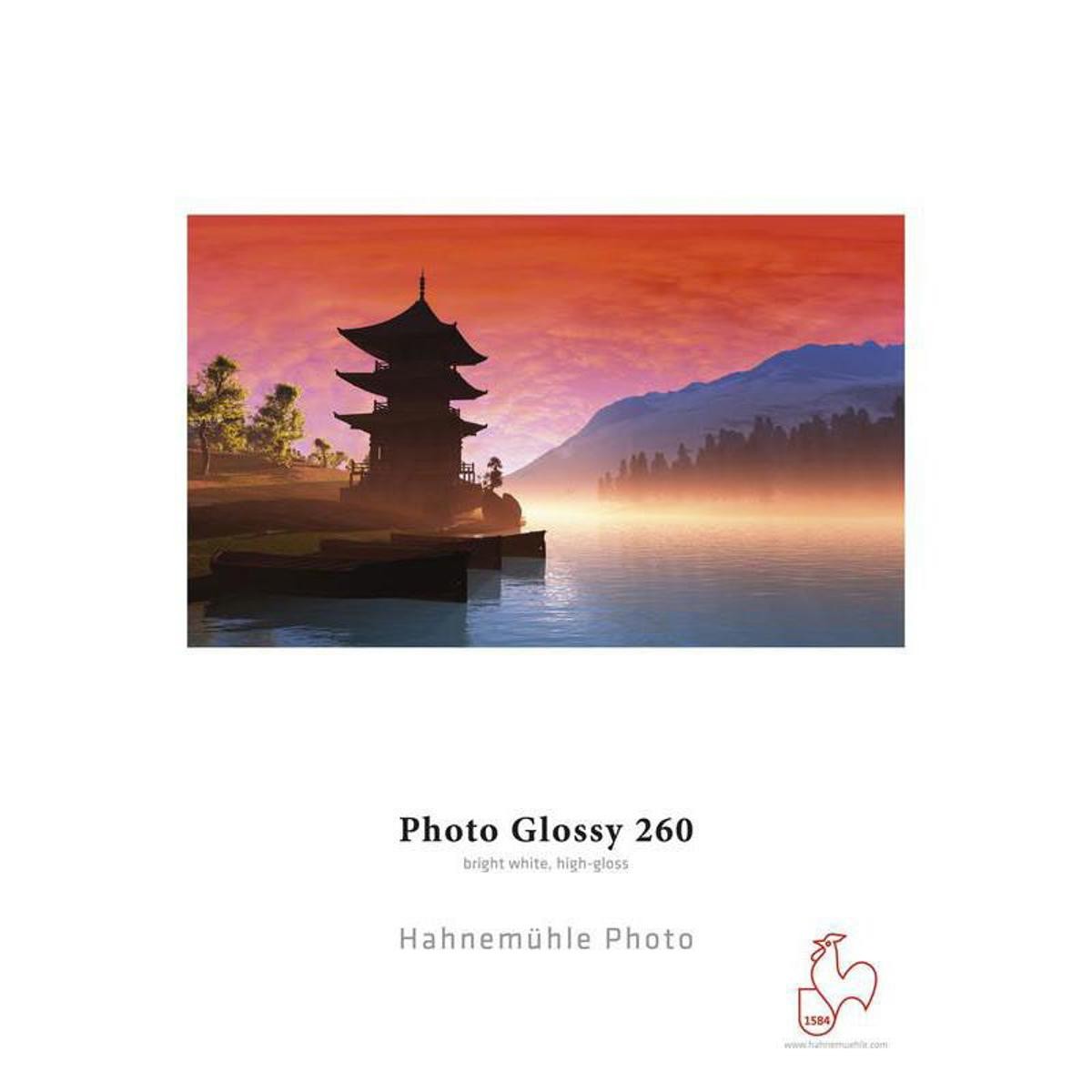 Высокоглянцевая бумага для струйной печати Hahnemuhle Photo Glossy 260 260 гсм2 85x11 25 листов 6390₽