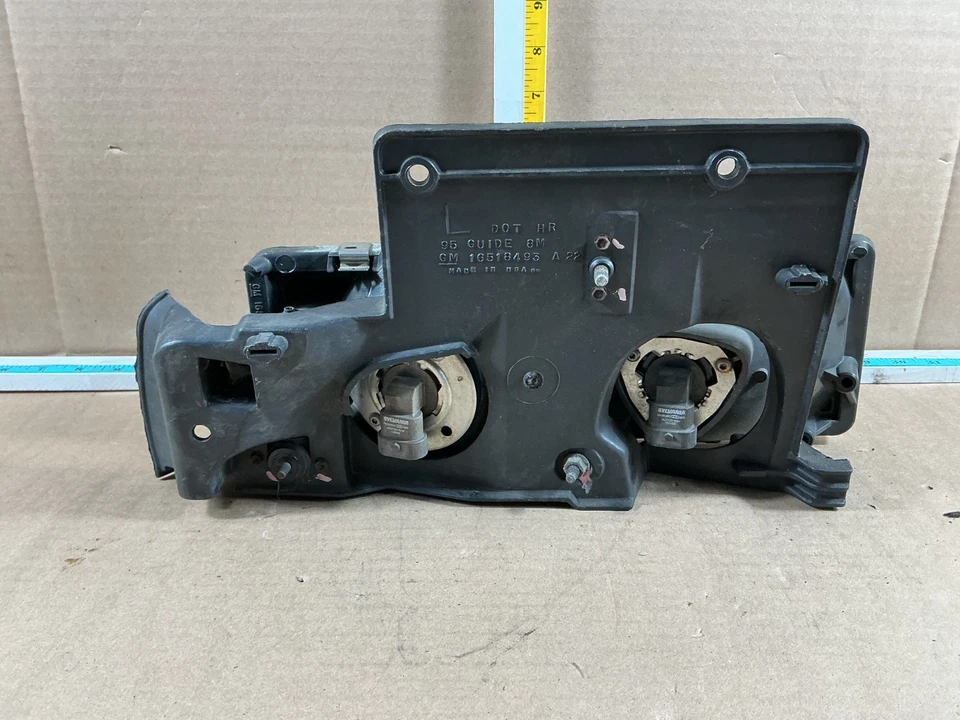 Conjunto de faros laterales del conductor izquierdo Chevrolet Astro 1995-2005 16518493 Foto 4 de 4