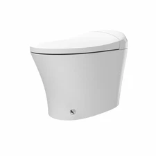 1.27 GPF Smart One-Piece Toilet Elongated Heated Seat Foot Sensor Floor Mounted