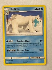 BEARTIC 62/214 RARE LOST THUNDER POKEMON LP