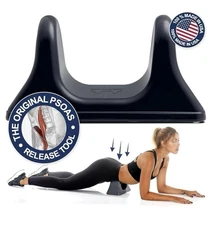 PSO-RITE Psoas Muscle Release & Deep Tissue Massage Tool, Night Black