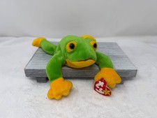 Ty Beanie Babies SMOOCHY the Frog 8" Beanbag Plush Stuffed Animal Toy