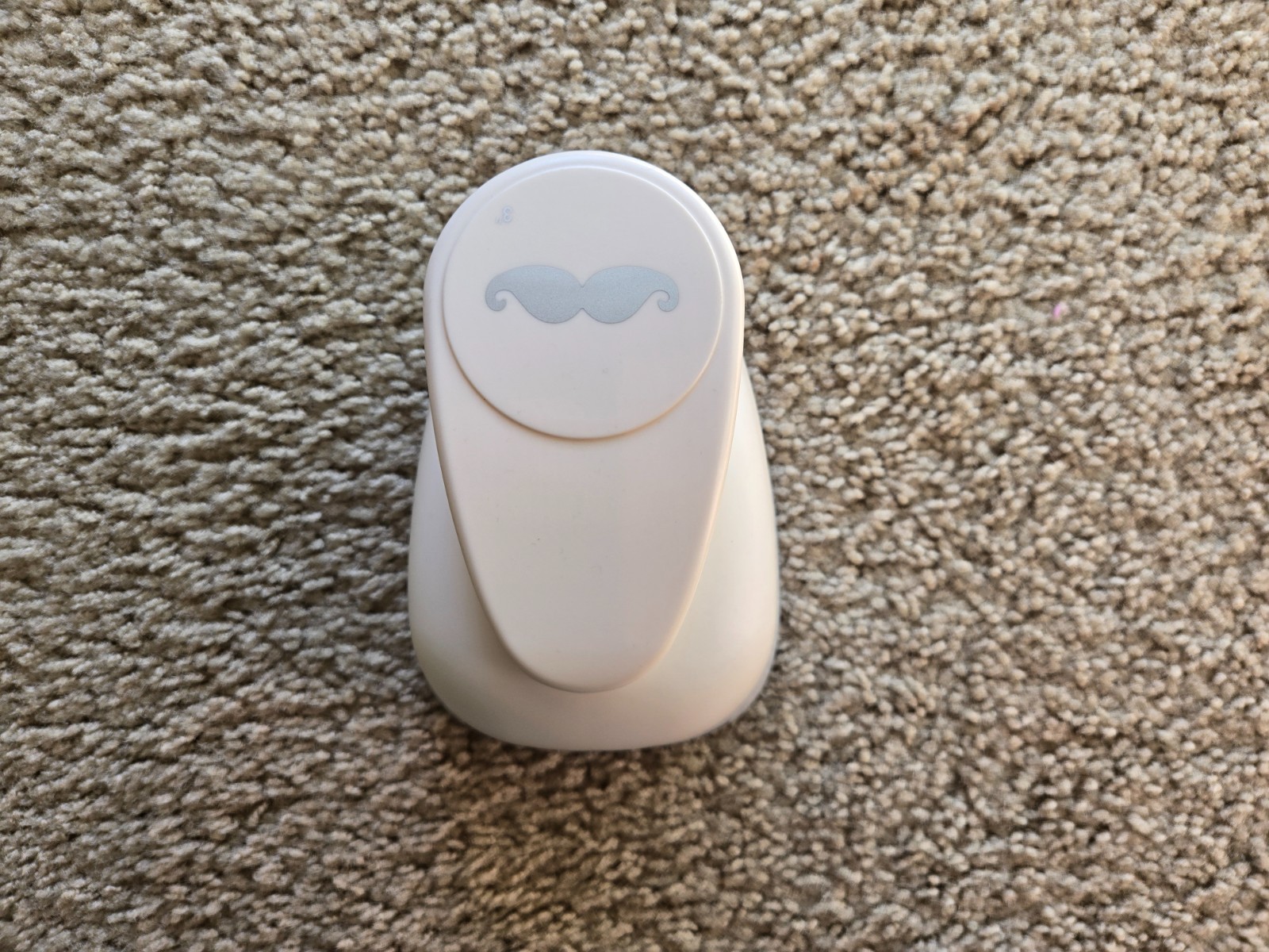 BiraBira 3" Mustache Lever Action Craft Punch for Paper Arts and Crafts Projects