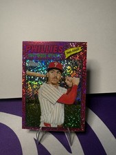 2025 Topps Heritage - Bryson Stott #135 Chrome Pink Sparkle Refractor