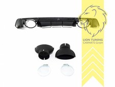 Heckansatz Heckspoiler Diffusor für Audi TT 8S FV nicht S Line schwarz glänzend