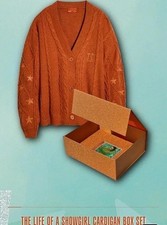 Taylor Swift  THE LIFE OF A SHOWGIRL CARDIGAN BOX SET  size XL/2XL  SEALED