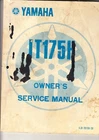 GENUINE YAMAHA IT175 H   WORKSHOP   SERVICE MANUAL 1980 IT175