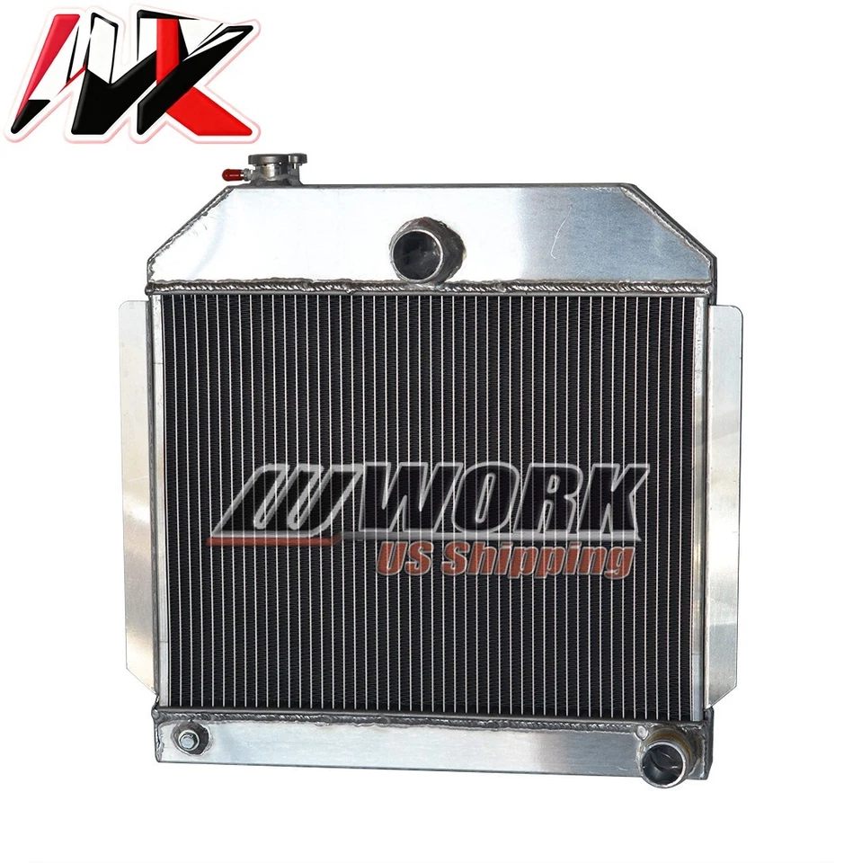 Radiador para 1941-1952 1941 Plymouth Special Deluxe Cranbrook P15 Deluxe 2 filas Foto 3 de 4