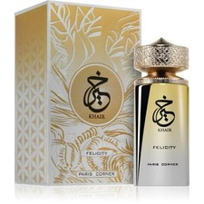 Paris Corner Khair Felicity -Champagne,Cassis, Rose,Vanilla,Musk, 3.4 oz, Unisex