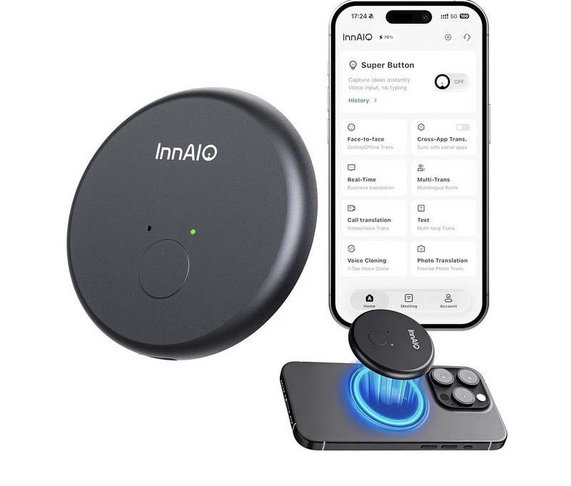 InnAIO AI Translator w/ Voice Cloning, GPT-Powered, Real-Time, 140+ Languages