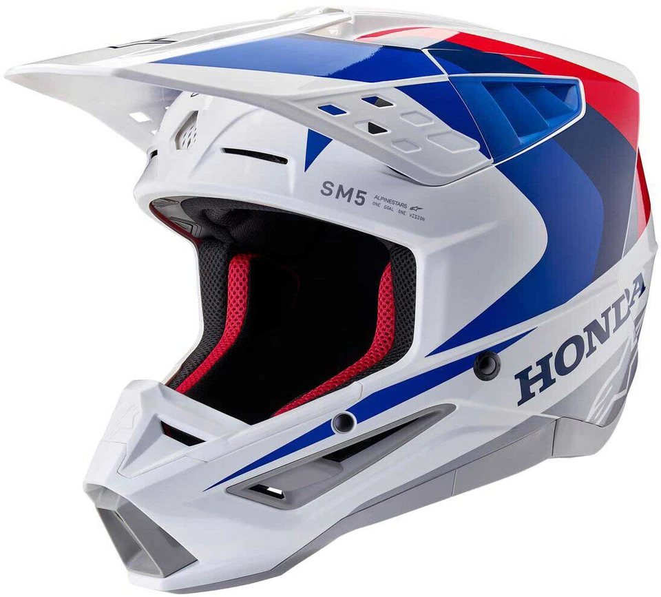 Alpinestars SM5 Honda Helmet - Motocross Dirt Bike Offroad Adult - Image 3 of 3